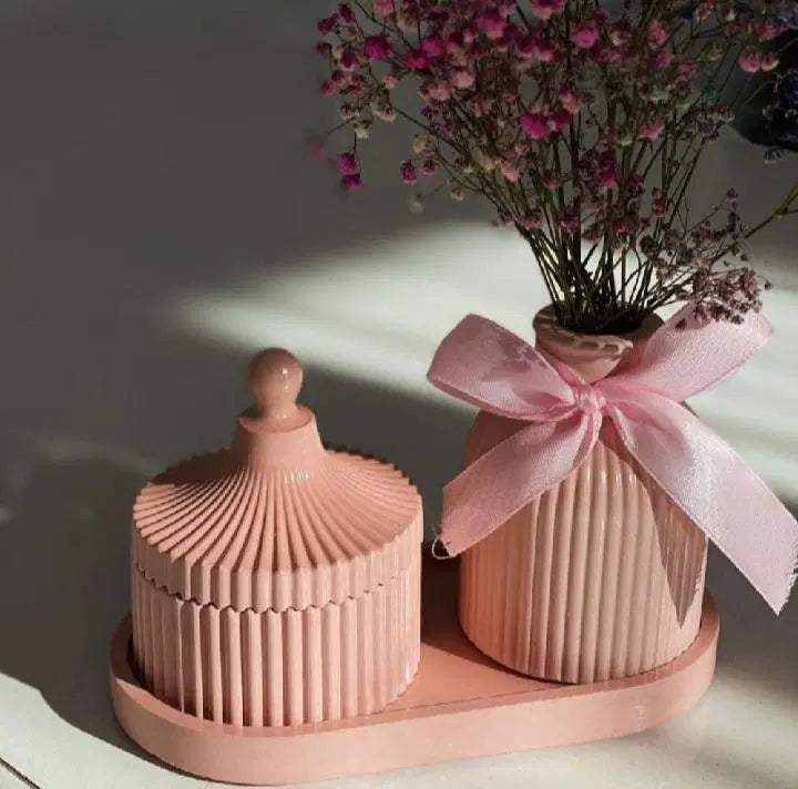 Mini Decorative Stone Pieces - Set of 3 for Tabletop or Wall Display
