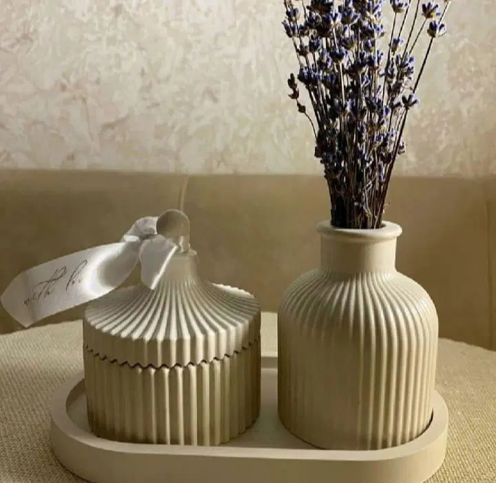 Mini Decorative Stone Pieces - Set of 3 for Tabletop or Wall Display