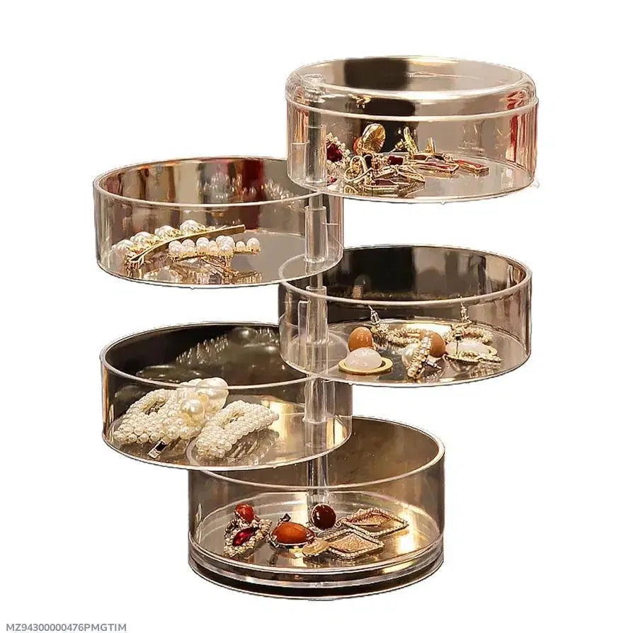Elegant 1 Pc Aluminium Plated White Jewellery Stand for Women