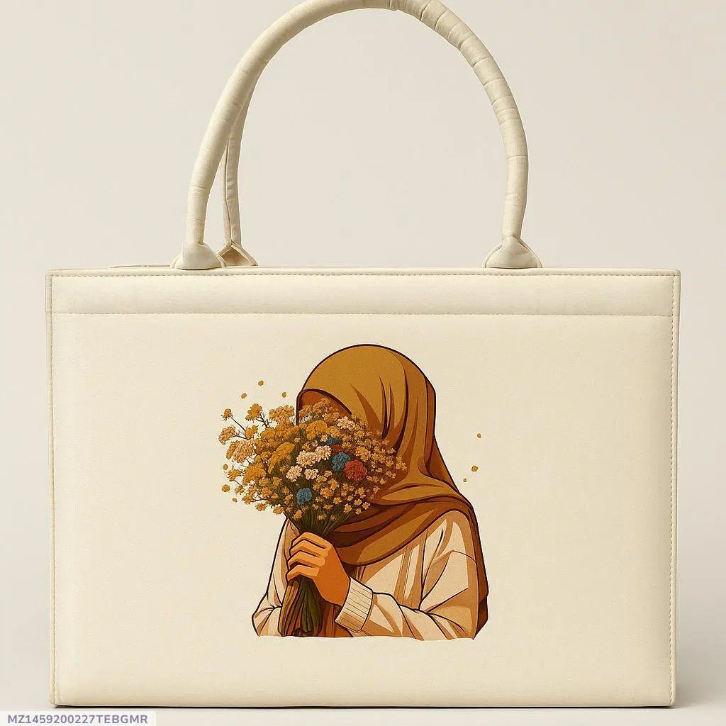 Girl's Canvas Printed Hand Bag