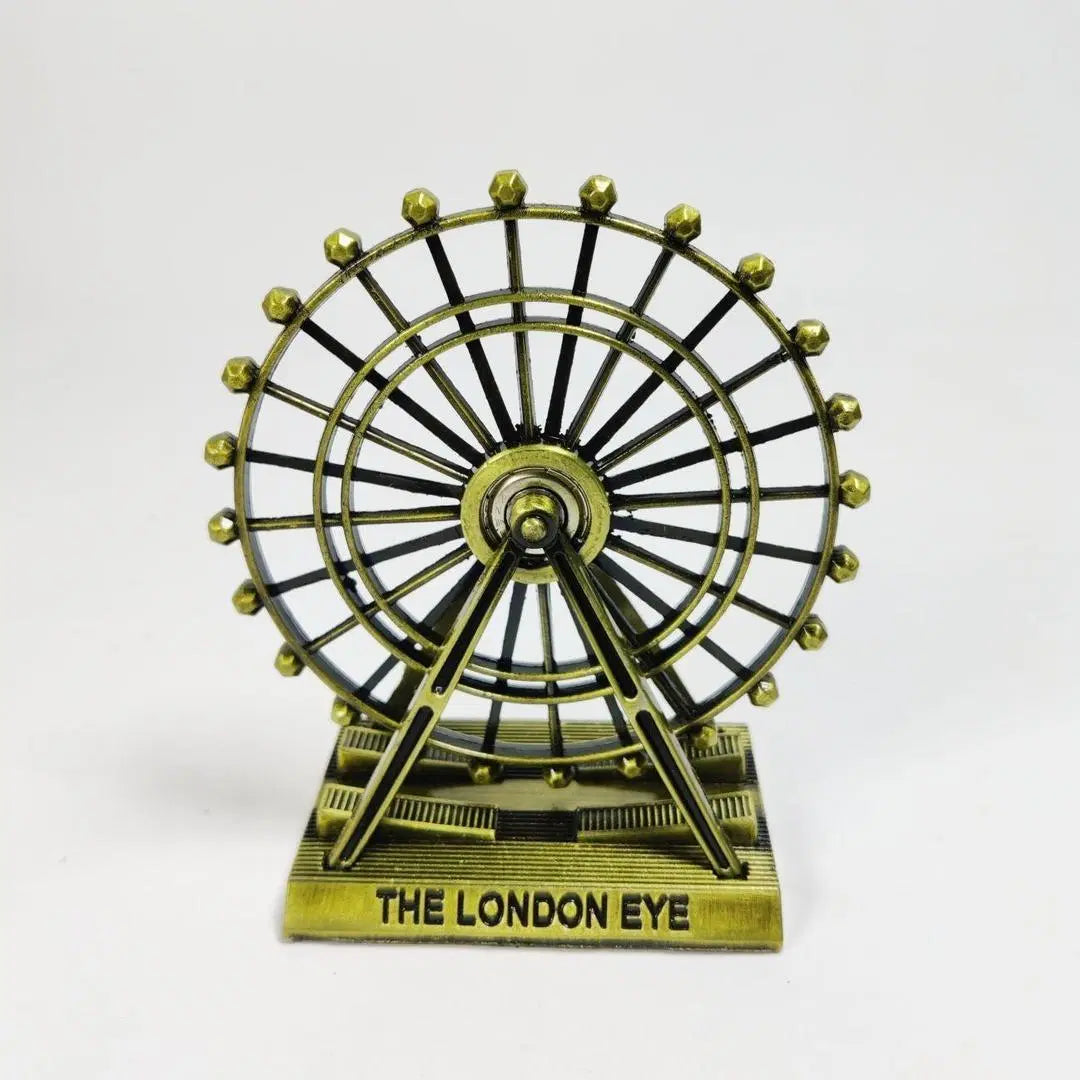 Metal Monument - Rotatable London Eye for home and office Decor - 1 Pc Decorative Piece