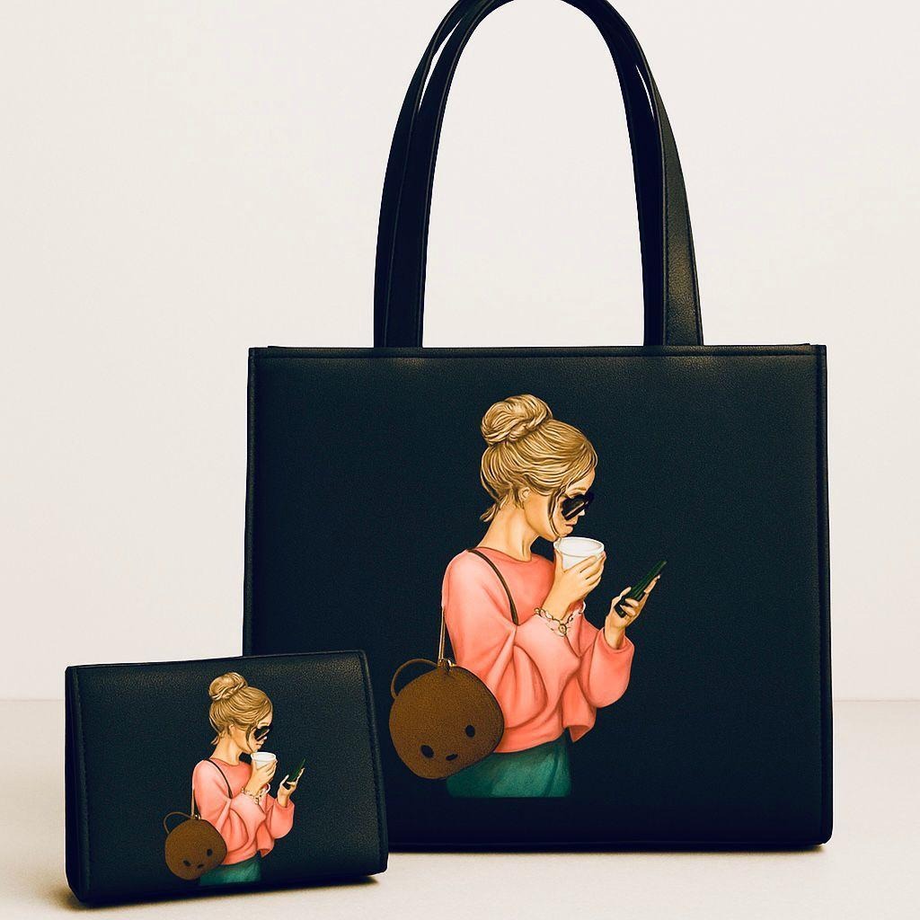 Women's PU Leather Plain Shoulder Bag